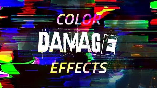 Pr预设 干扰划痕画面损伤色彩分离失真效果 Color Damage Effects Presets