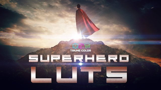 Luts预设 31组超级英雄电影大片调色预设Triune Digital SUPERHERO LUT