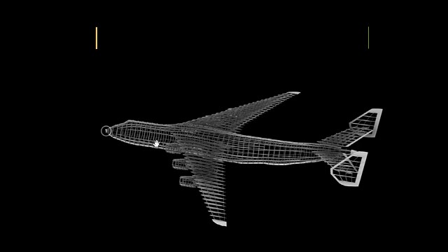 3D打印3D建模安东诺夫AN225框架飞机3D模型