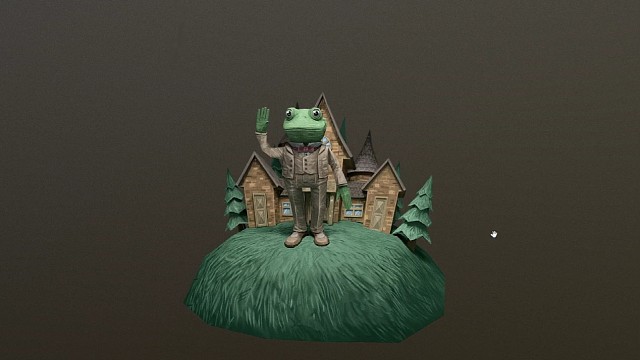 柳林中的风声ー蟾蜍厅微观3D打印模型模型世界玩具3D建模微观世界工作室