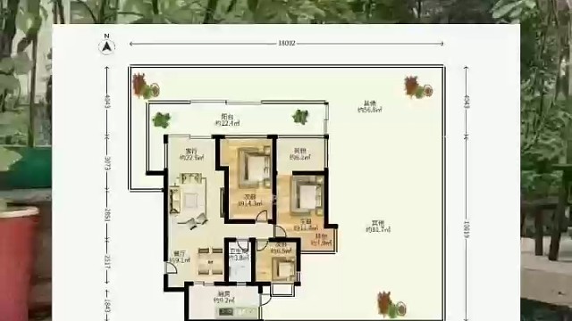 深圳龙岗，大运中心，中海塞纳时光，89平，另带100多平院子！#华致信地产#深圳二手房#龙岗二手