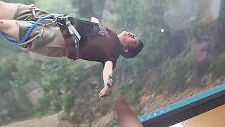 大梁蹦極全回放！真男人！