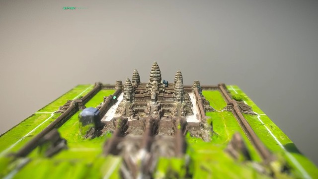 柬埔寨吴哥窟寺庙3D打印3D建模微观世界工作室