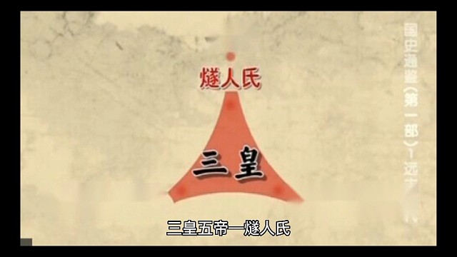 三皇五帝—燧人氏