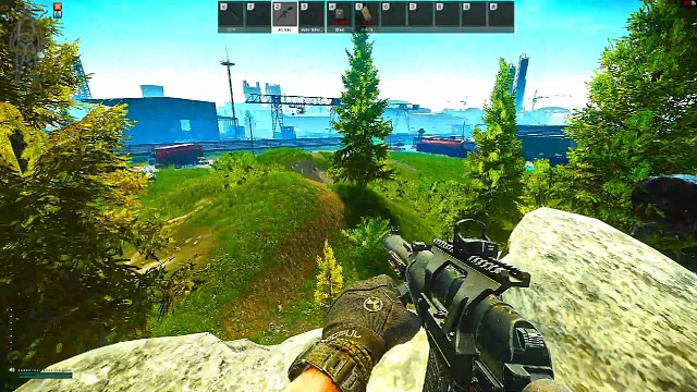 随便开了一枪，他就被我爆头了~