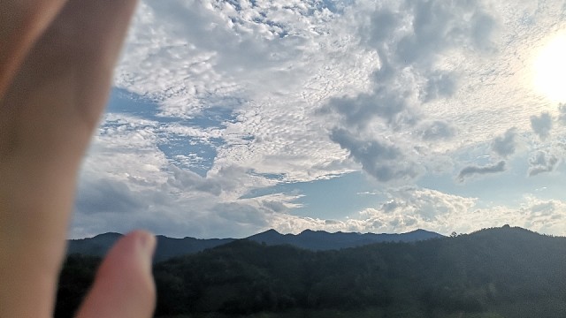 天很蓝，太阳很暖，故事很短。