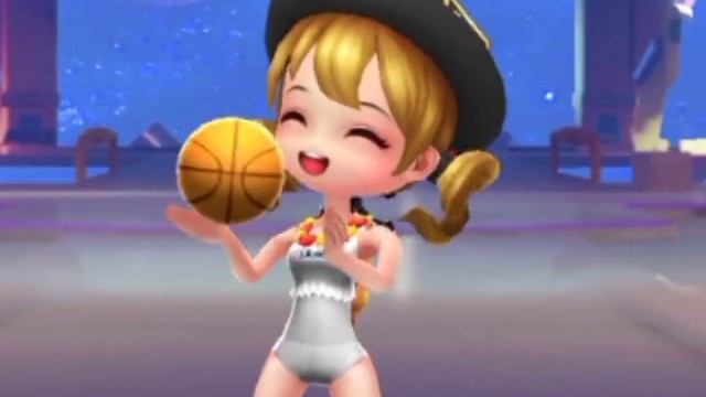 会打篮球的小学妹