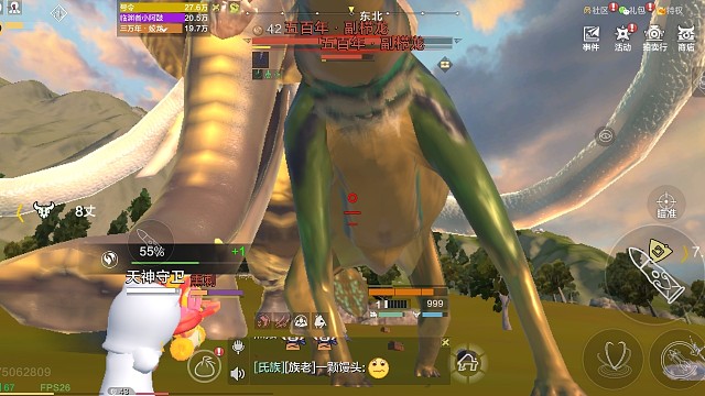 打个万年，送只副栉龙