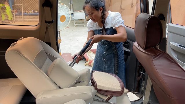 汽车座椅套用6年了，小伙花300多买一套新的，装上看着好看多了