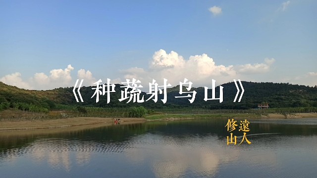 【修远山人】《种蔬射乌山》