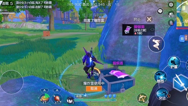 花里胡哨，3格盾也顶不住别人的1个技能，对面是挂还是我太菜