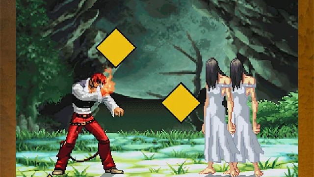 八神庵大战双胞胎女鬼