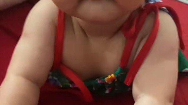 单亲爸爸自己带的小棉被看多开心