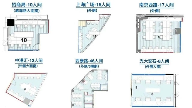 51选址网共享办公室