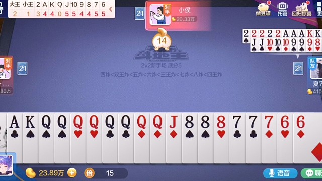 我的牌辅助队友