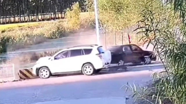 监控下的事故瞬间