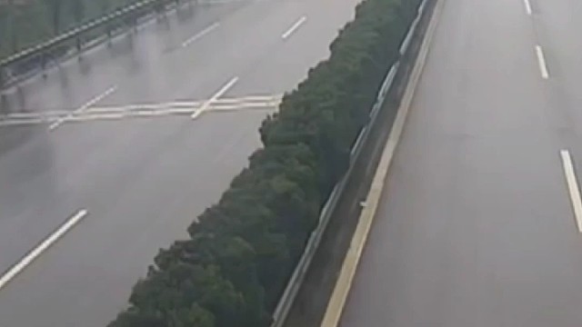 监控下的事故瞬间