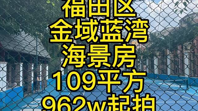 福田区
金域蓝湾
海景房
109平方
962w起拍