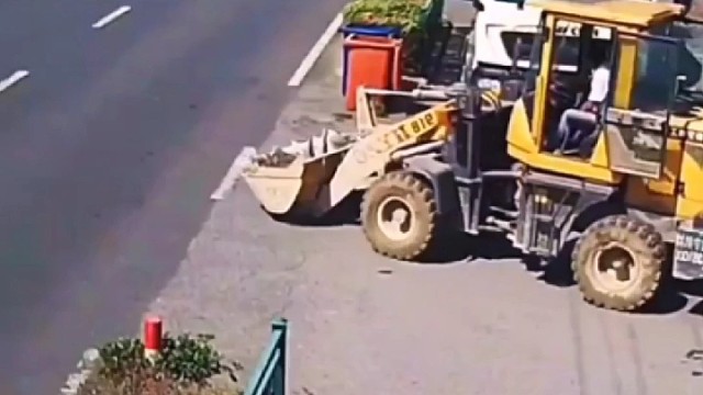 奇葩的车祸现场