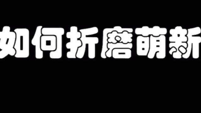 怪物猎人-如何折磨萌新