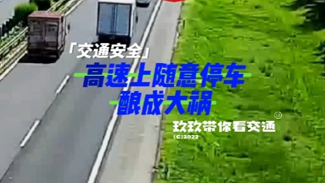 这就是为什么不让在高速上随意停车的原因！