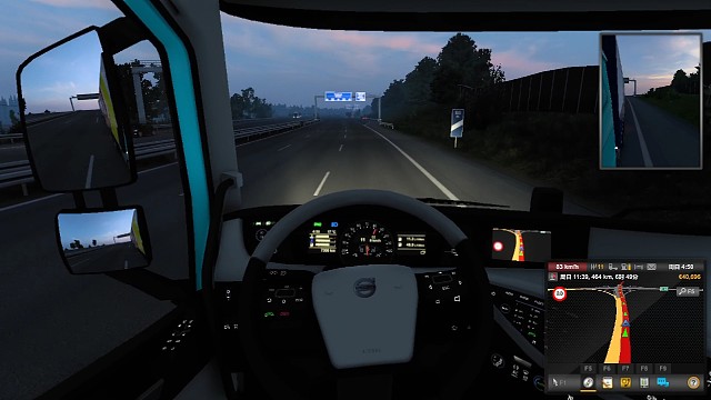 听歌开卡车，真是享受