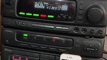 #二手音响 #发烧hifi #音响设备原装日本进口爱华大机头，CD和卡座不可用要打理，收音和功放（带