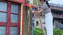 給家里的自來水裝上這個霧化銅噴頭，澆花、澆菜、沖洗都很方便#實用好物分享#高性能實用工具 
