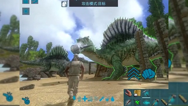 捕捉到一只下蛋的恐龙……