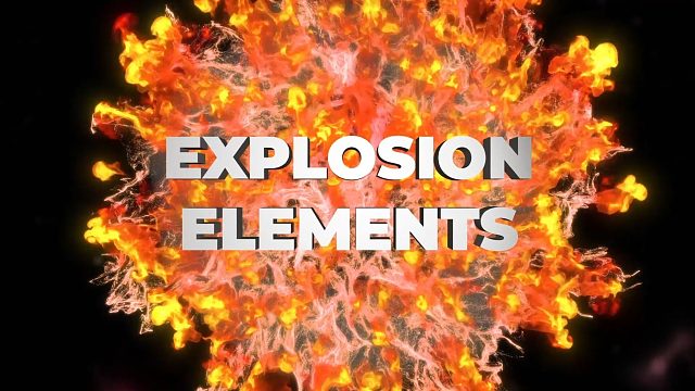 fcpx插件 12组预告片冲击能量爆炸标题背景素材 支持M1+ VFX Explosion Pack