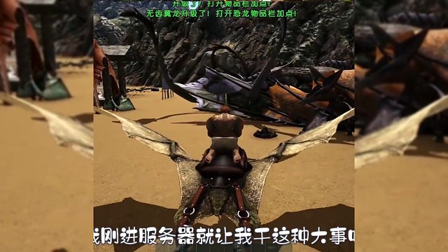 剛進(jìn)服務(wù)器就可以騎著飛龍到處溜達(dá)就是爽……