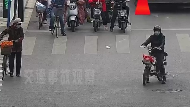 大货车的视野盲区