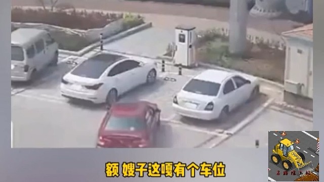 女司机是如何倒车入库的（1）