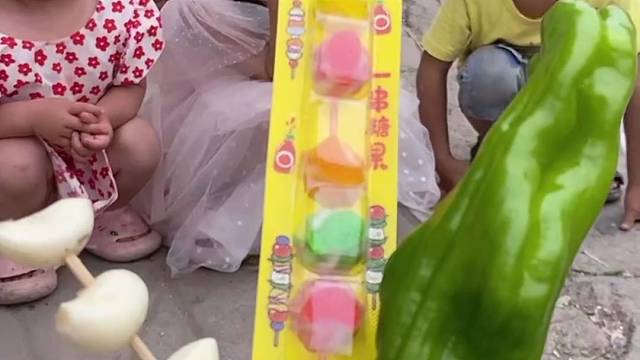 亲子互动游戏，排好队，发好吃的啦