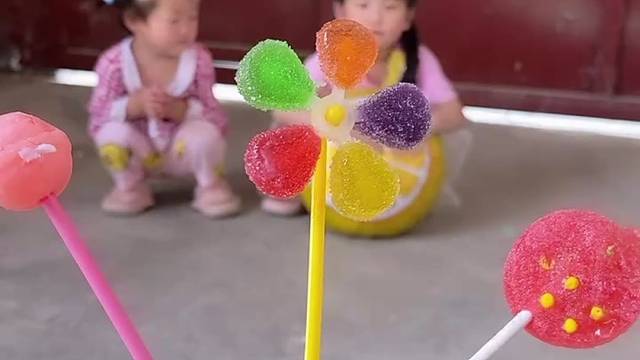 小青蛙，吃糖了