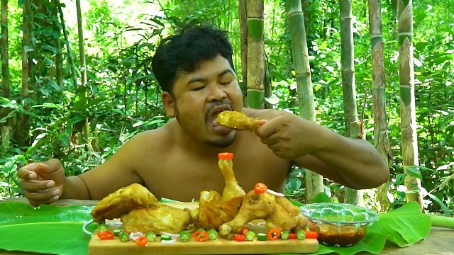 油炸鸡腿配酸辣酱，吃一口真过瘾