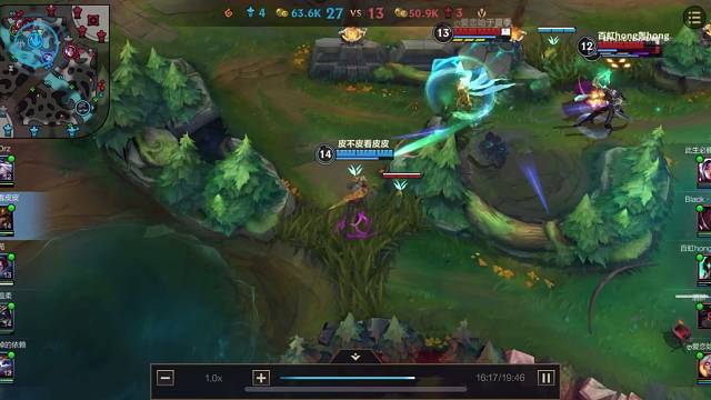 路人局也能打出完美团战。皇子配亚索，美如画的团战。