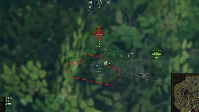 蕾彦部落  银币打坦克-UDES 03 先点后打