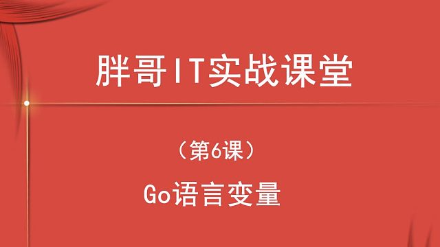 Go语言变量（第6课下）-2