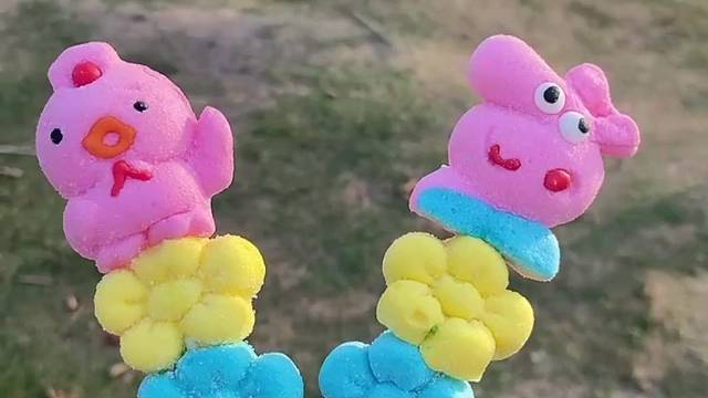 亲子互动游戏，宝贝来吃棉花糖拉