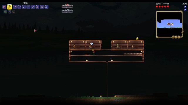 泰拉瑞亚灾厄盗贼生存（第一天5）