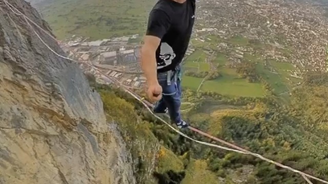 #极限运动#危险动作请勿模仿