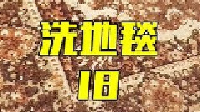 【解压】地毯脏的冒黑水，还有洗的必要吗？ #解压 #洗地毯  #强迫症