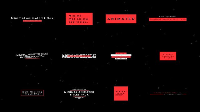 fcpx插件 12组精美文字标题排版动画 支持M1+ Minimal Animated Titles