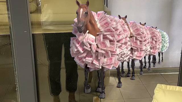 祝朋友们财源滚滚进家门！