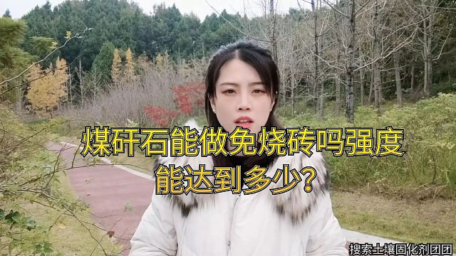 煤矸石能做免烧砖？强度能达到多少？