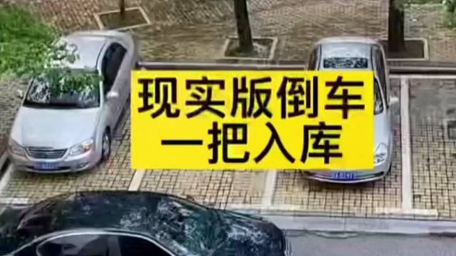 现实版倒车入库#每天分享汽车知识#汽车知识#倒车入库