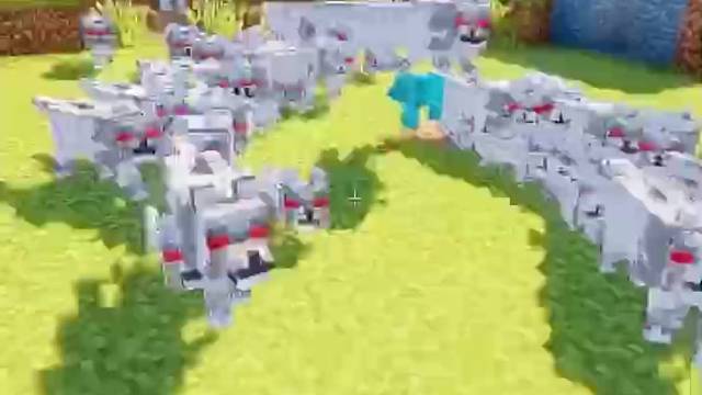 我的世界：卧槽，我这怕是捅了狗窝了吧？