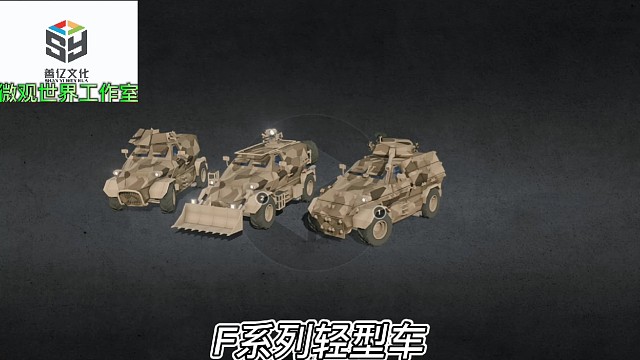 3D打印3D建模F系列轻型车微观世界工作室