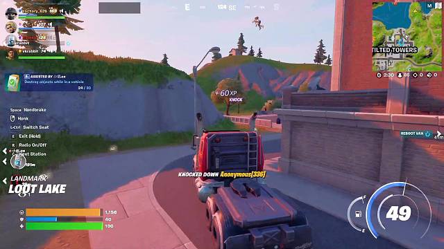 堡垒之夜别惹女司机！就是这么残暴！